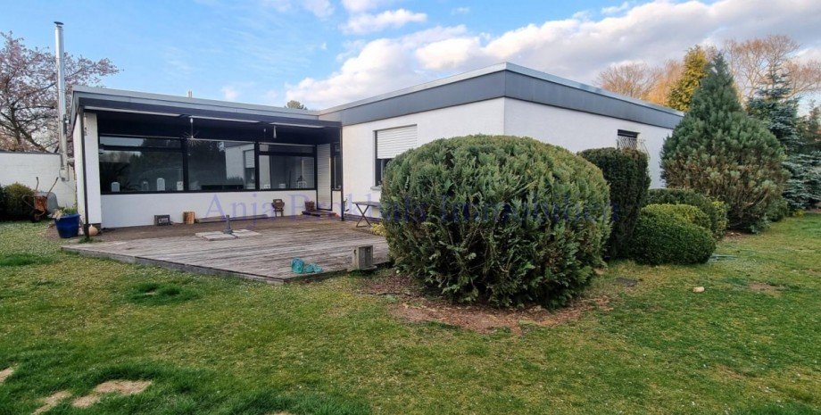 Ansicht Gartenseite Reihenendhaus G�tersloh