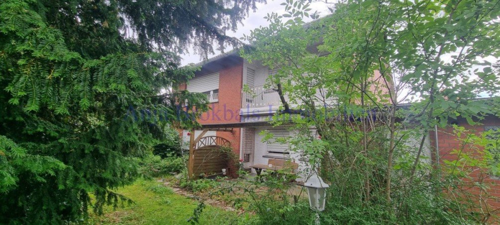 Ansicht Gartenseite Zweifamilienhaus Beckum
