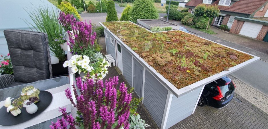 Carport u. Fahrradschuppen Wohnung G�tersloh