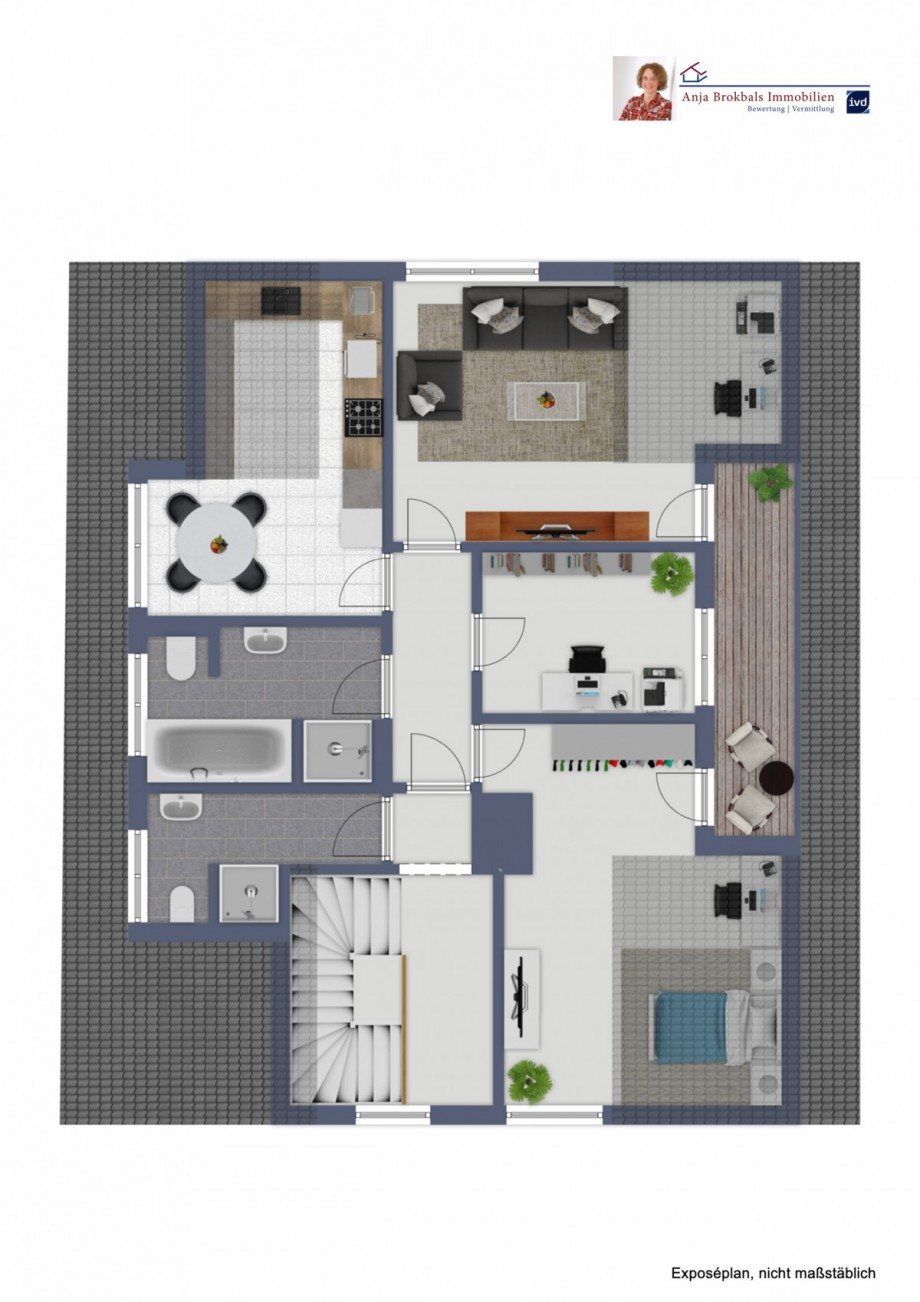 Dachgeschoss Zweifamilienhaus G�tersloh