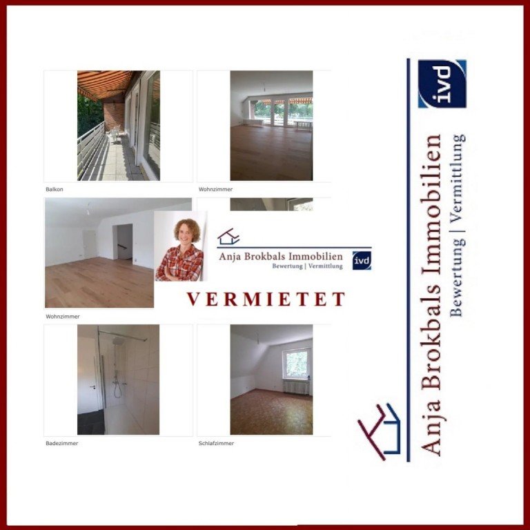 VERMIETET G�tersloh Wohnung GT: Ger�umige 2-Zimmer-Wohnung mit Loggia und modernisiertem Bad im 2-Familienhaus