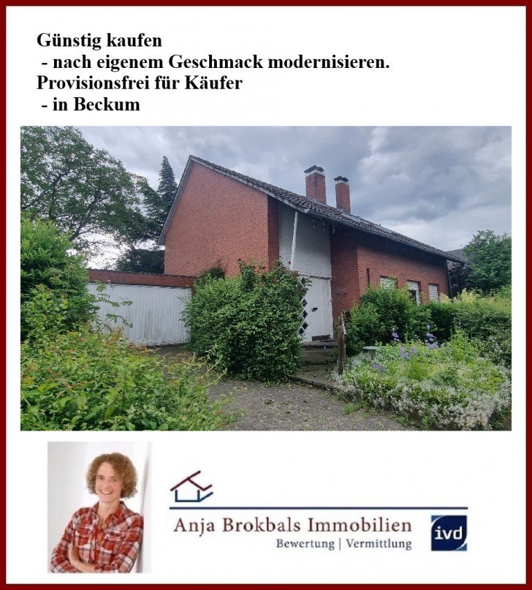 02.599.G�nstig kaufen - nach eigenem Geschmack mod Beckum Zweifamilienhaus G�nstig kaufen - nach eigenem Geschmack modernisieren. Provisionsfrei f�r K�ufer - in Beckum