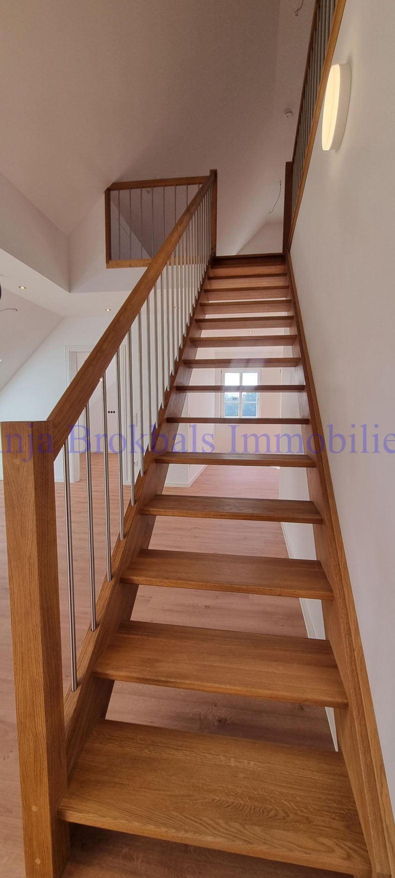 Treppe zum Studio Wohnung Steinhagen