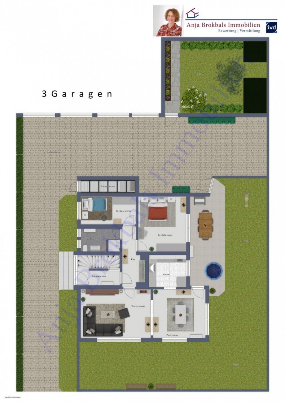 02.574.Grundst�ck Zweifamilienhaus Harsewinkel