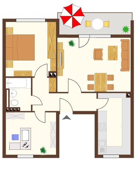 Grundriss_OG Wohnung G�tersloh