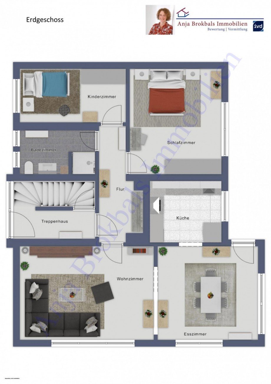 02.574.Erdgeschoss Zweifamilienhaus Harsewinkel