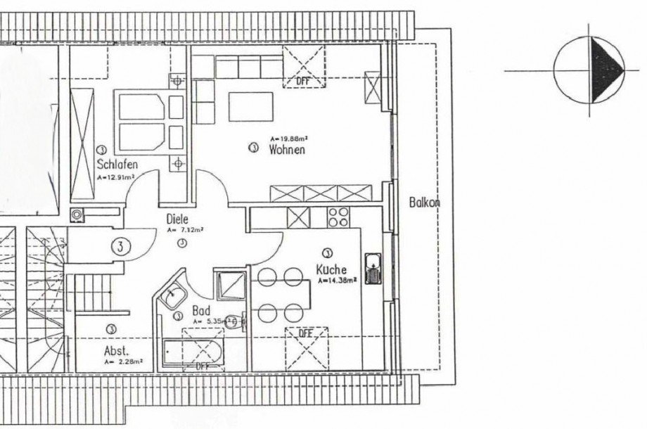 02.611.Obergeschoss Wohnung G�tersloh