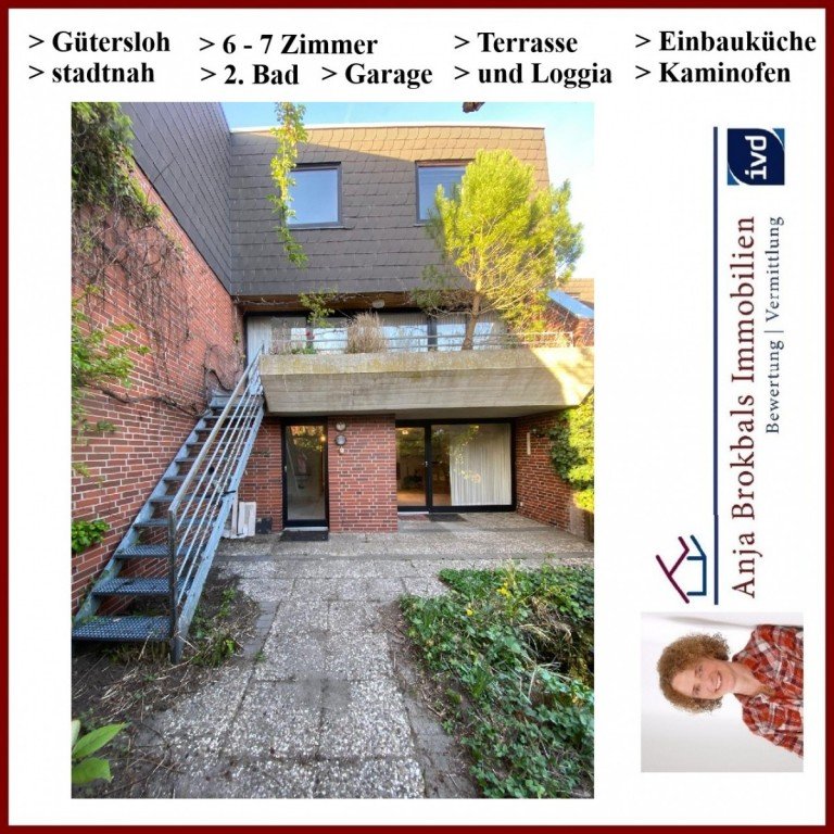 Gro�es Reihenhaus mit Garage G�tersloh Reihenmittelhaus GT: Stadtnah, Reihenhaus mit Garage_provisionsfrei f�r K�ufer
