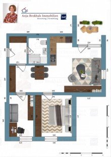 Raumwunder im Erdgeschoss - Grundriss Mietangebot: Raumwunder mit Platz f�r Ihr Home-Office in G�tersloh am Stadtpark (**VERMIETET**)