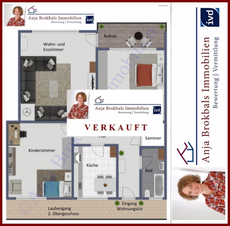Dieses Angebot ist VERKAUFT G�tersloh Wohnung Citywohnung mit Garage, provisionsfrei f�r K�ufer, in G�tersloh
