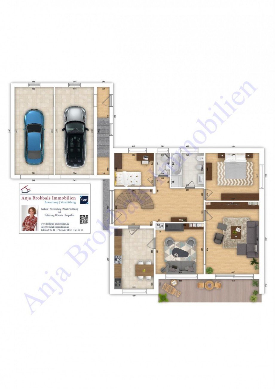 Mit gro�er (!) Doppelgarage :-) Zweifamilienhaus G�tersloh