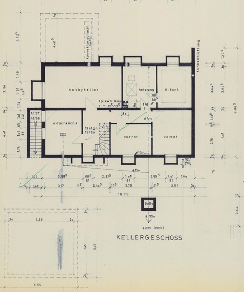 Grundriss Kellergeschoss Einfamilienhaus G�tersloh