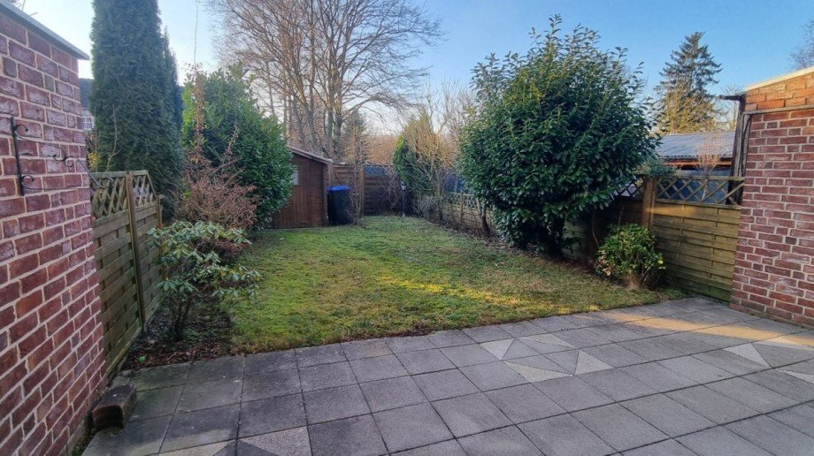 Terrasse und Garten Reihenmittelhaus G�tersloh