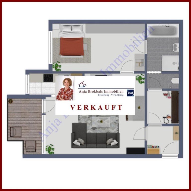 ANGEBOT IST VERKAUFT G�tersloh Wohnung G�tersloh_bevorzugte Wohnlage N�he Stadtpark_Loggia_ Garagenstellplatz - f�r K�ufer provisionsfrei