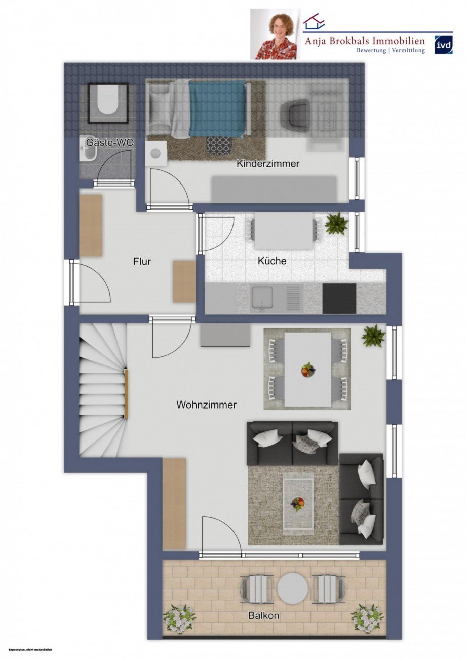 Obergeschoss Wohnung Rheda-Wiedenbr�ck