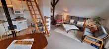 Treppe zur Koje 2-Familienhaus in Isselhorst: EG barrierefrei, 170 m�, 2 Carports, toller Garten, 2 Eing�nge - provisionsfrei f�r K�ufer
