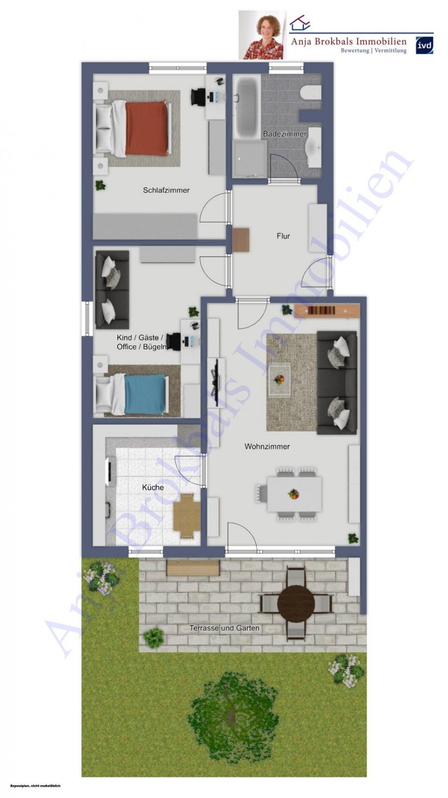 02.583.Grundriss Wohnung EG_w Wohnung G�tersloh
