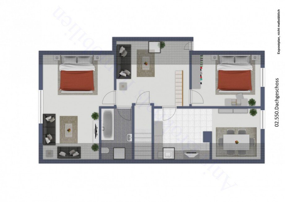 Dachgeschoss Zweifamilienhaus G�tersloh