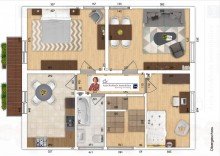 Dachgeschoss mit Balkon Flexibles Zuhause f�r 1-2 Familien in G�tersloh_provisionsfrei f�r K�ufer (*VERKAUFT*)