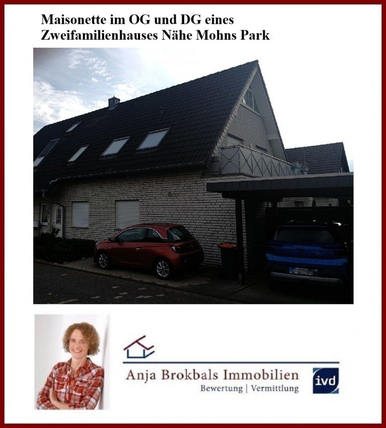 Maisonette mit Balkon im 2-Familienhaus G�tersloh Wohnung Maisonette im OG und DG eines Zweifamilienhauses N�he Mohns Park