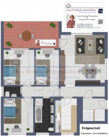 Grundriss Erdgeschoss G�tersloh Isselhorst 4 ZKBWc Erdgeschoss Garage provisionsfrei f�r K�ufer