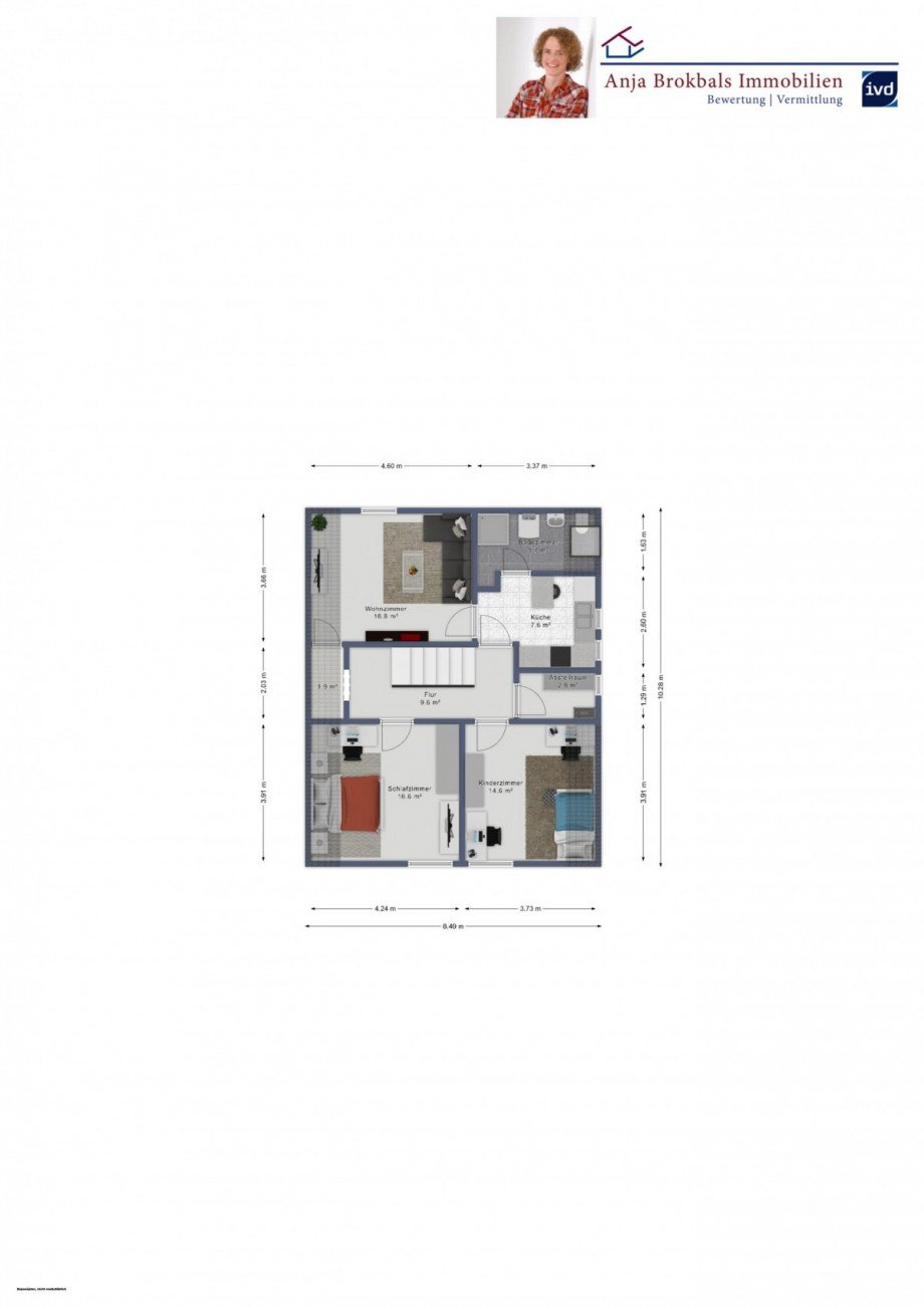 Grundriss Obergeschoss Einfamilienhaus G�tersloh