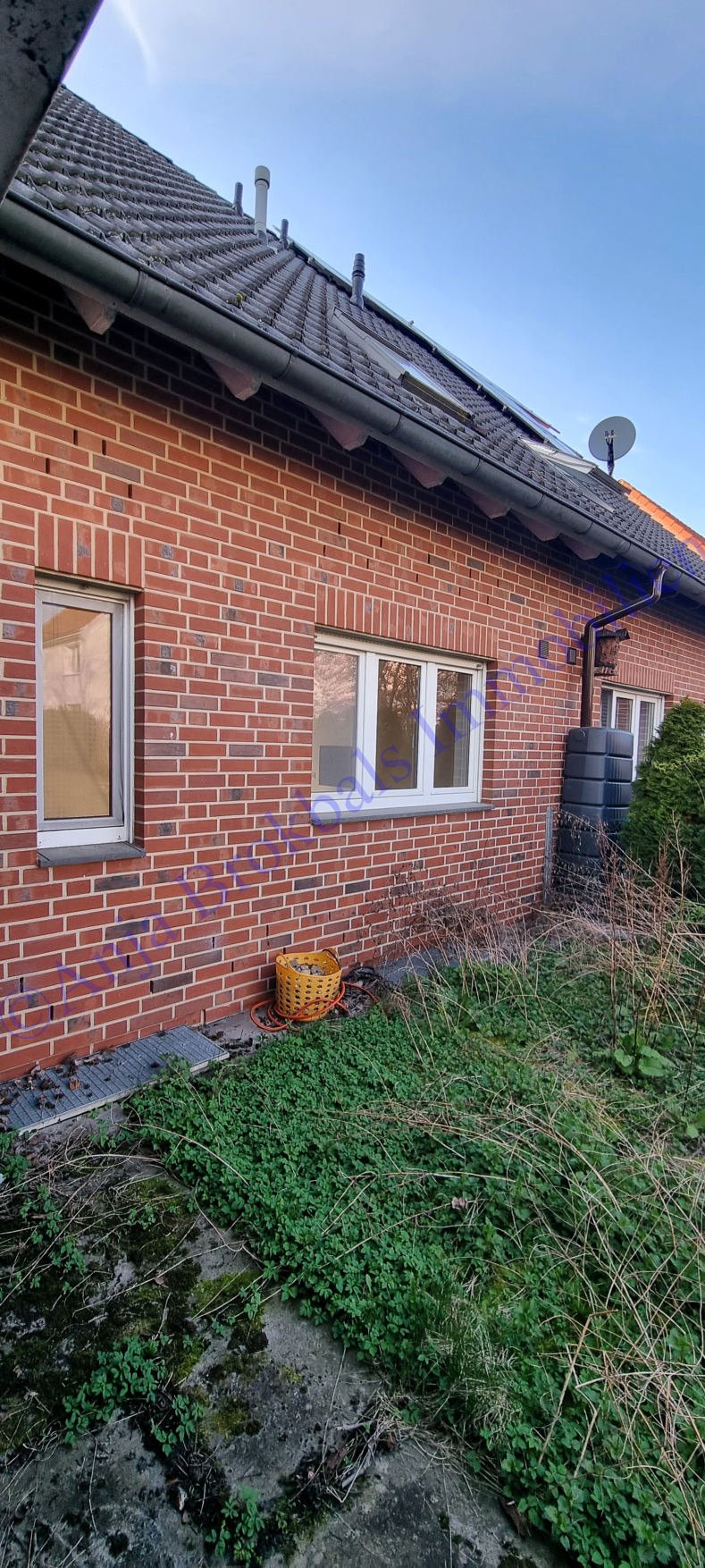 Ansicht R�ckseite Doppelhaush�lfte G�tersloh