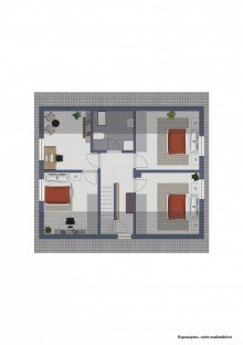 Obergeschoss Grundriss Marienfeld: L�ndliches Wohnhaus mit Garage - f�r K�ufer provisionsfrei!