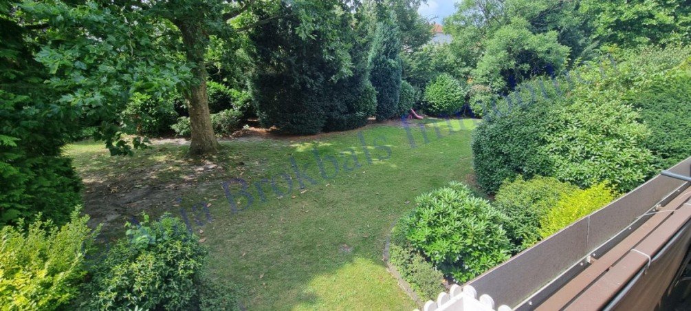 Blick in den Garten Wohnung G�tersloh