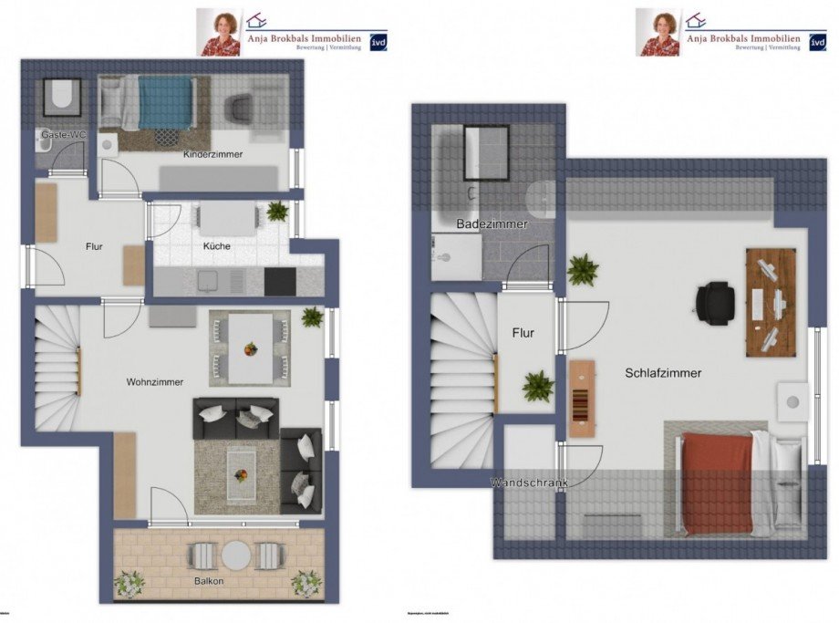 02.576.Grundrisse_OG-DG Wohnung Rheda-Wiedenbr�ck