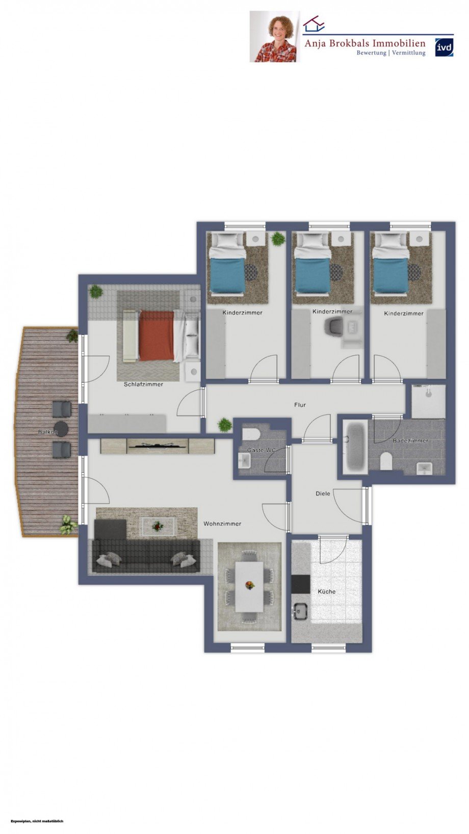 II. Obergeschoss Wohnung Verl